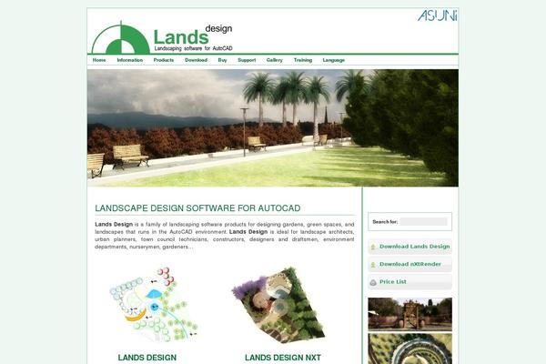 asunilands.com site used Asuniwebs