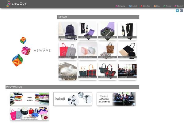Pinbin theme site design template sample