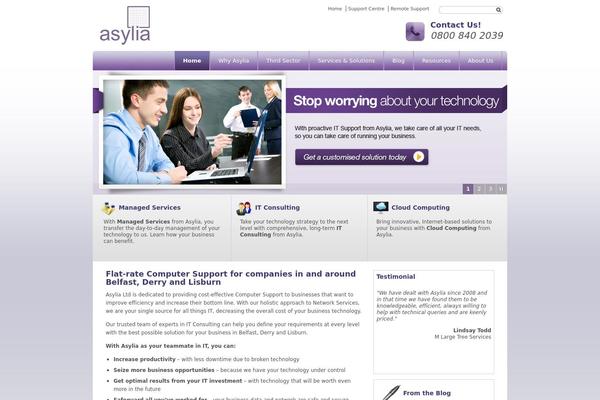 Core theme site design template sample