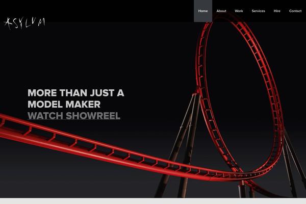 Asylum theme site design template sample