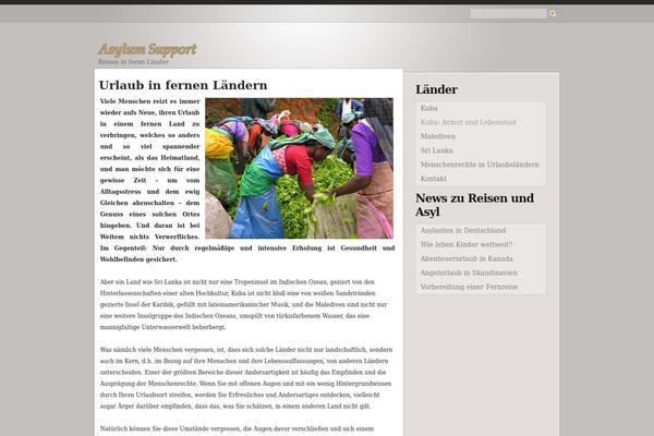 asylumsupport.info site used Calmdream-free