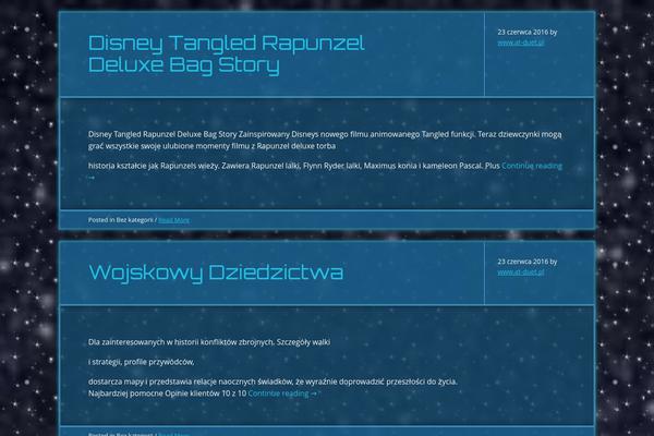 Scrappy theme site design template sample