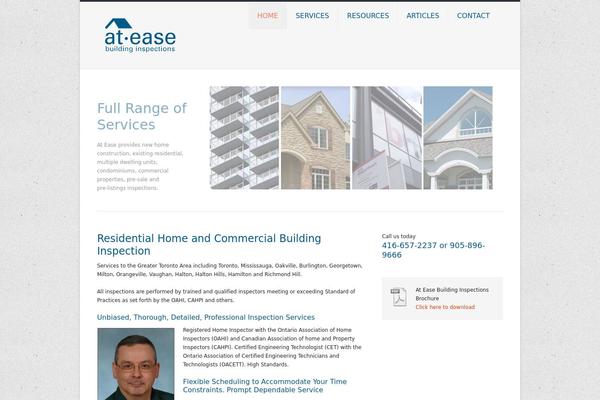 Company theme site design template sample
