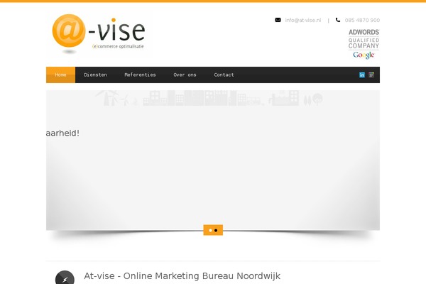 at-vise.nl site used Blue Diamond