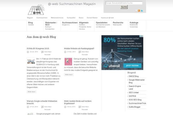 at-web.de site used Newscast