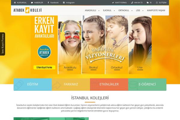 Babykids theme site design template sample