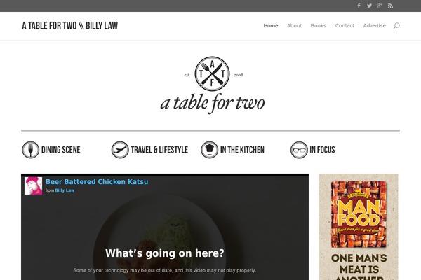 atablefortwo.com.au site used Newspaper1