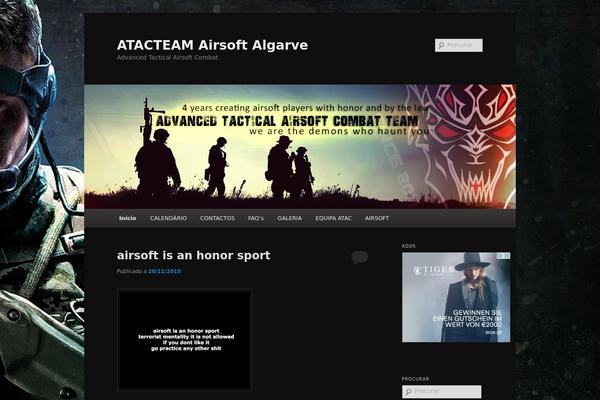 Site using Ad Squares Widget plugin