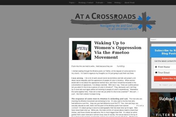BroadNews theme site design template sample