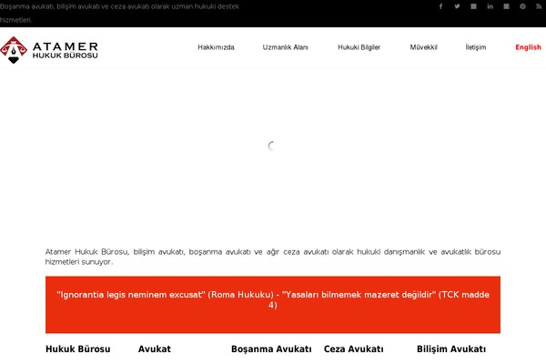 LawBusiness website example screenshot