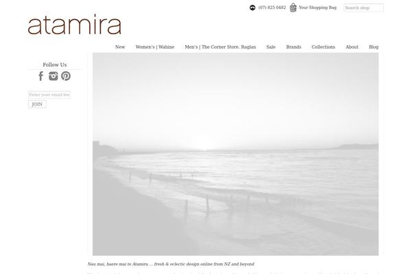 atamira.co.nz site used Mira