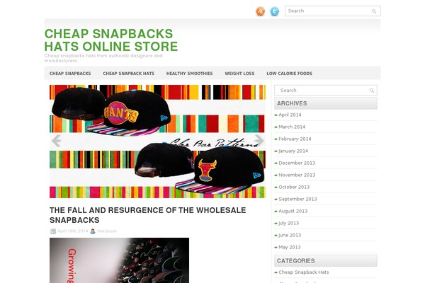 Tribbiani theme site design template sample