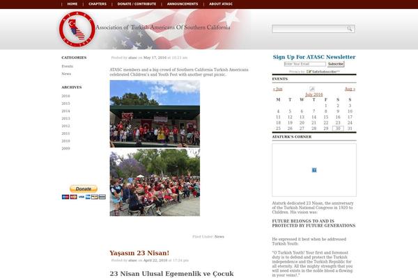 Site using Constant Contact WordPress Widget plugin