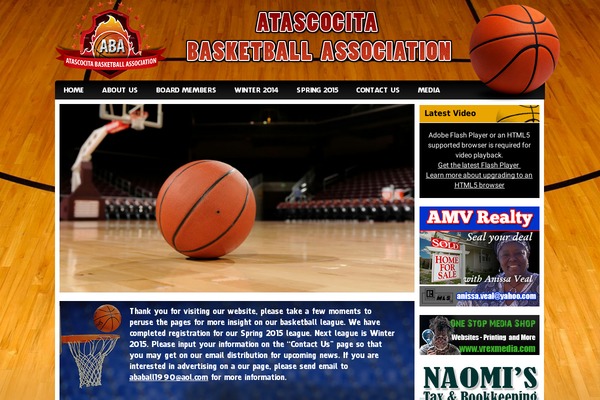 Aba theme site design template sample