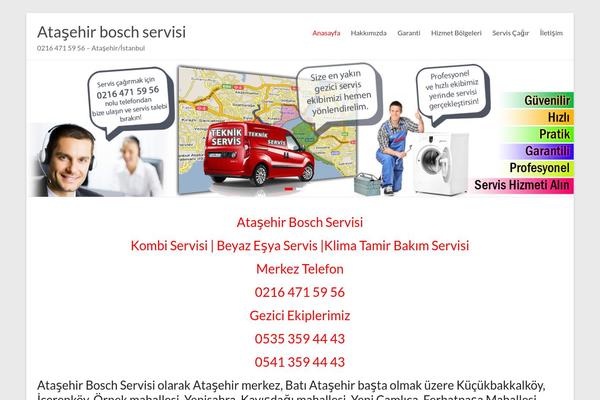 Spacious theme site design template sample