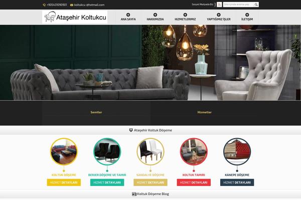 Safirkurumsal theme site design template sample