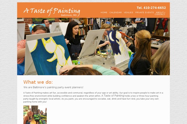 Dandelion theme site design template sample