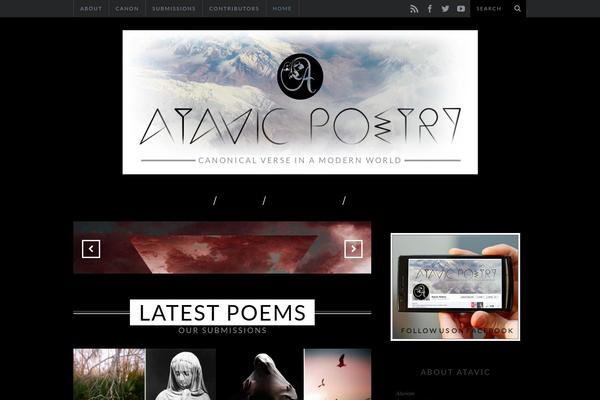 Simplemag theme site design template sample