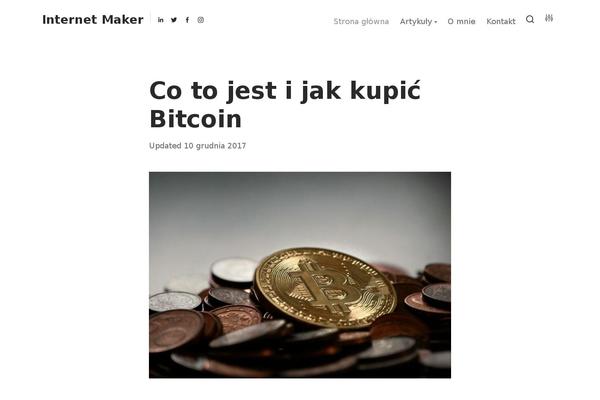 ataxo.pl site used Internet-maker-theme