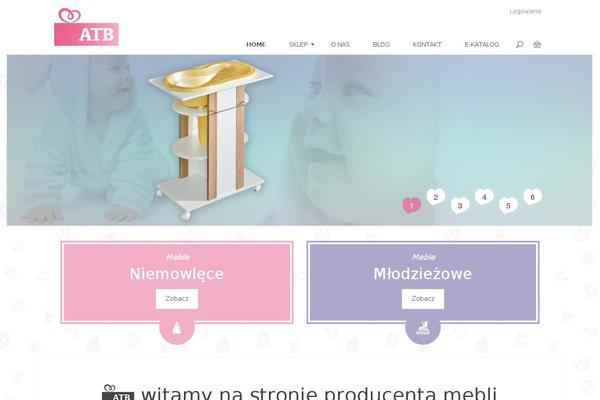 Storefront Child theme site design template sample