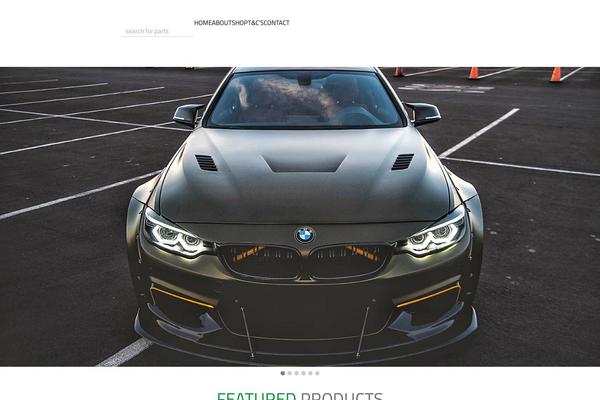 Ecommerce theme site design template sample