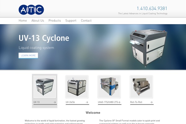 Atc theme site design template sample