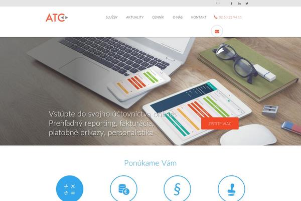 Atc theme site design template sample