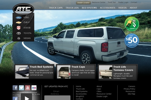 Atc theme site design template sample