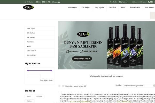 GreenMart theme site design template sample