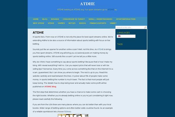 Basically theme site design template sample