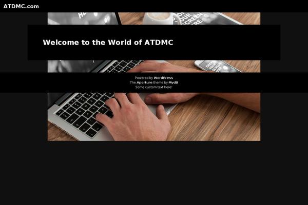 Aperture theme site design template sample