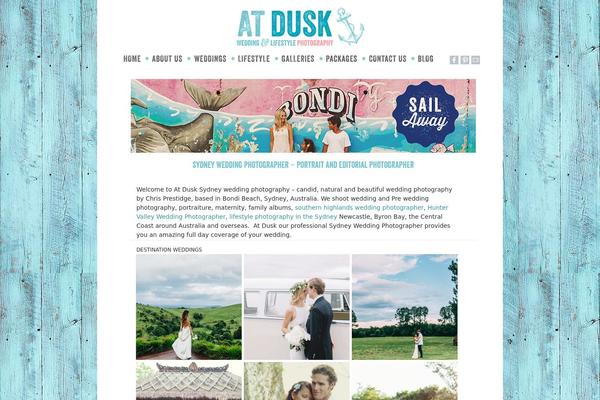 Finch theme site design template sample