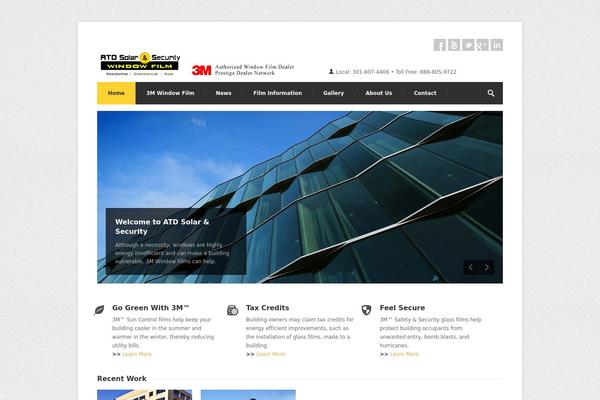Centum theme site design template sample