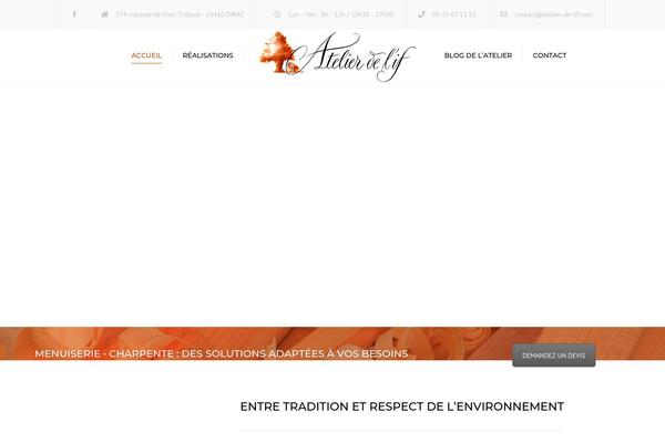 Constructo theme site design template sample