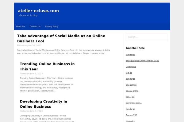 NewsPaperly theme site design template sample