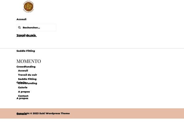 Suki theme site design template sample