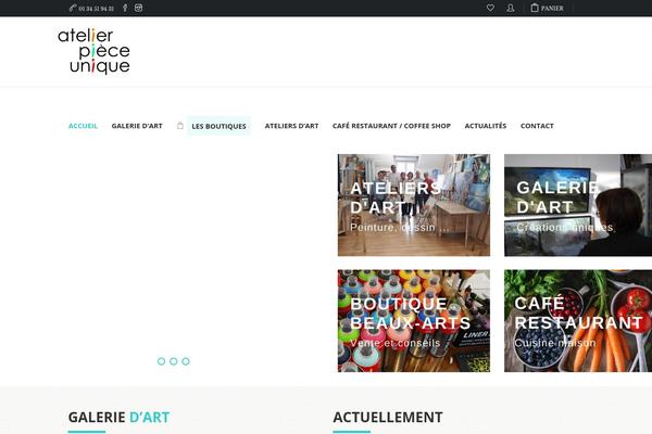 Virtuoso theme site design template sample