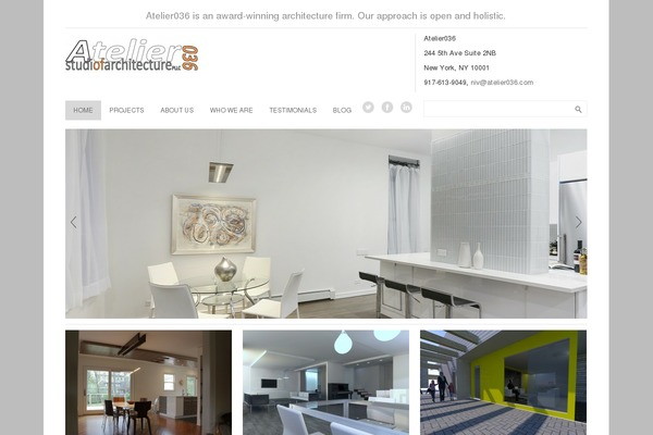 Architektthemeresponsive theme site design template sample