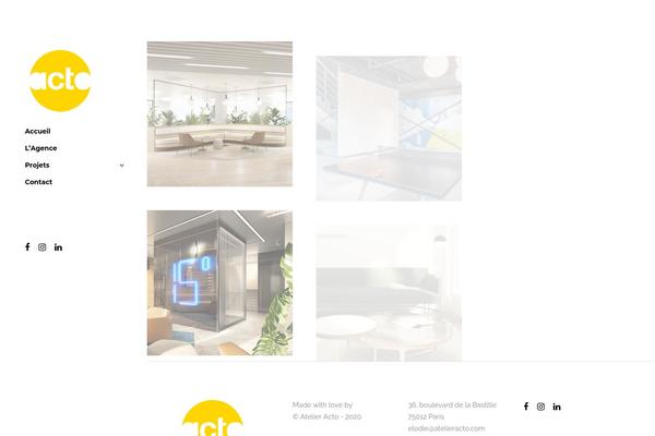 Alecta theme site design template sample