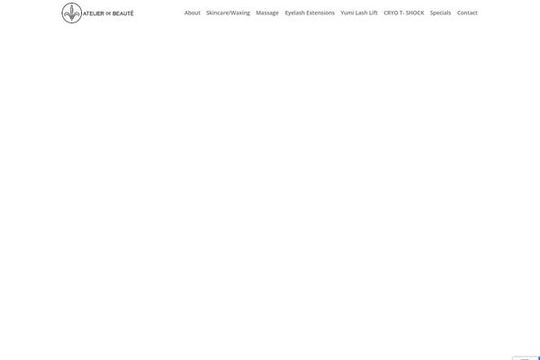 Atelier theme site design template sample