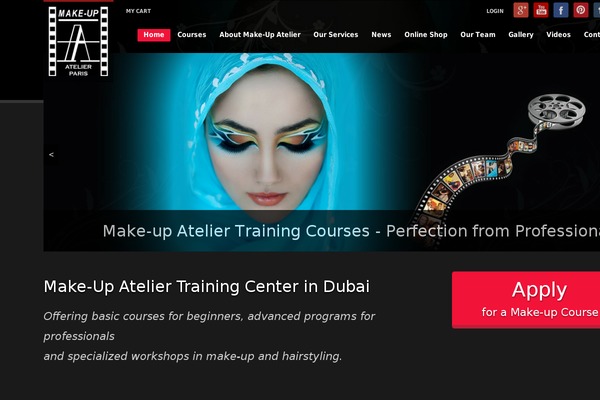 Atelier theme site design template sample