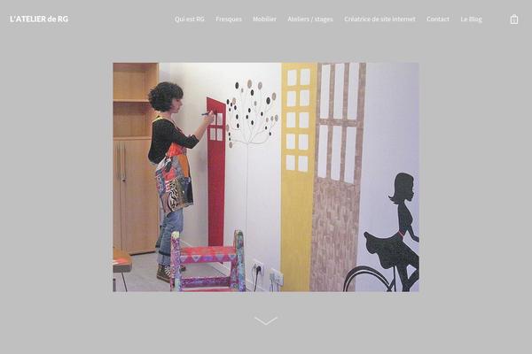 Atelier theme site design template sample
