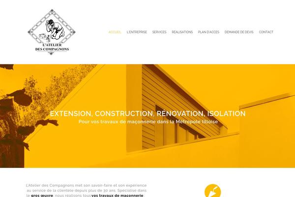 Renovate theme site design template sample