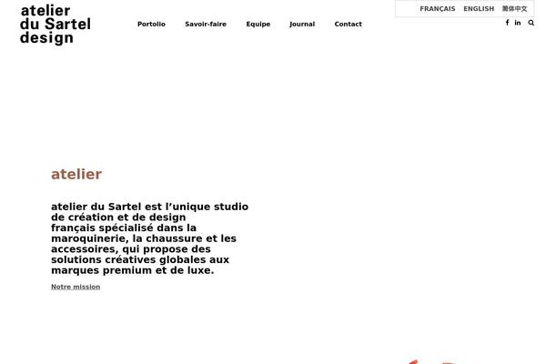 Hind theme site design template sample