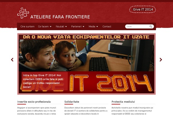 Relief theme site design template sample