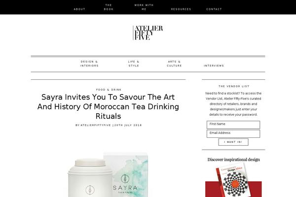 Parker theme site design template sample