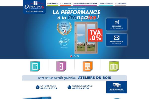 ateliers-du-bois-ouvertures.com site used Ouvertures