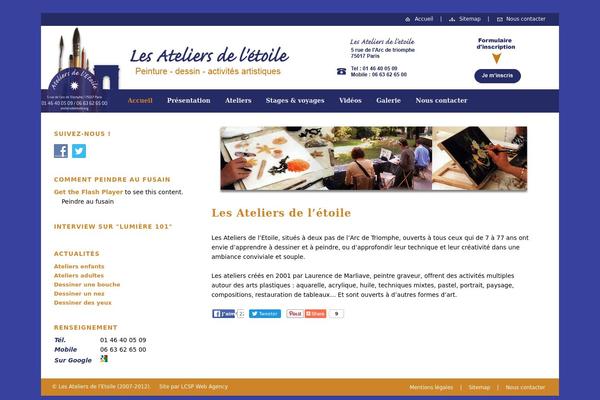 ateliersdeletoile.org site used Ateliers