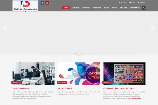 Kallyas theme site design template sample