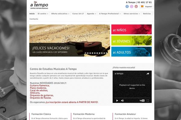 Modernize theme site design template sample